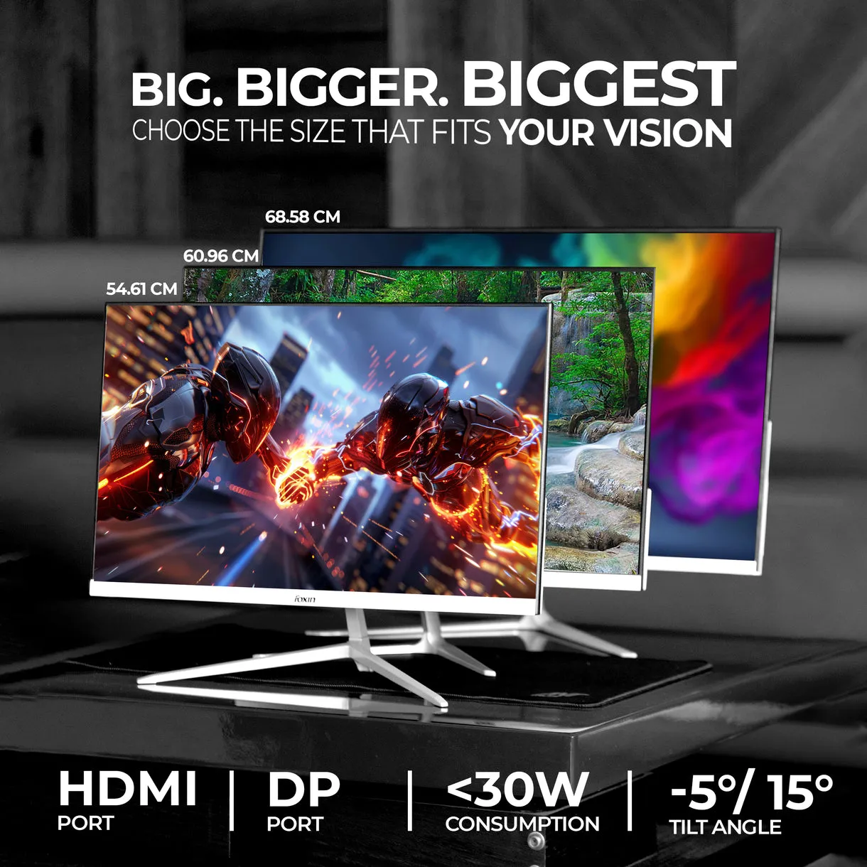 Foxin LED Monitor 24" FHD 144Hz with Speaker (Elite Ultra) view 7